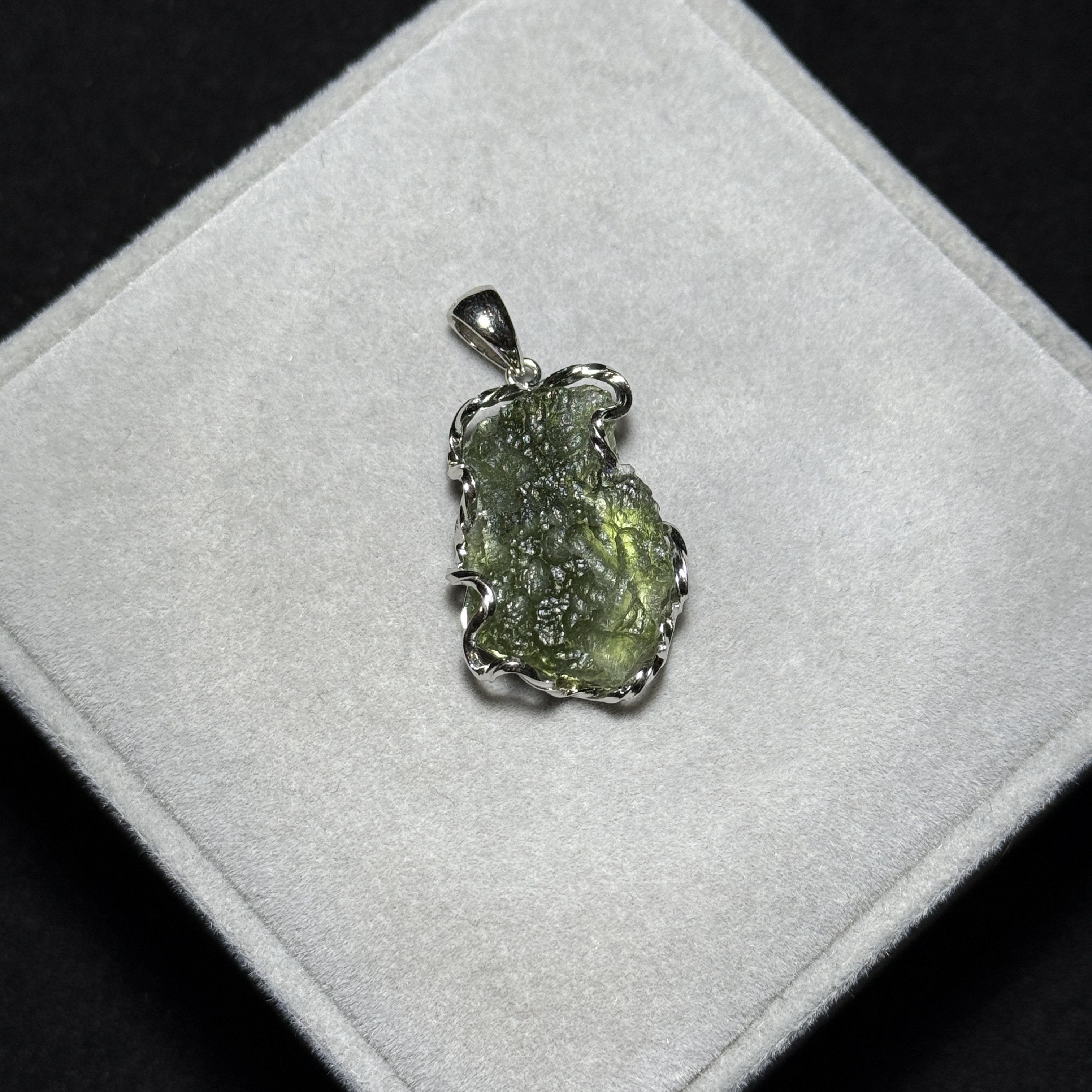 捷克隕石 / 綠隕石吊墜 FX1627
