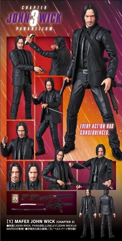 MAFEX 代理版 可動 233 捍衛任務3 約翰維克 John Wick