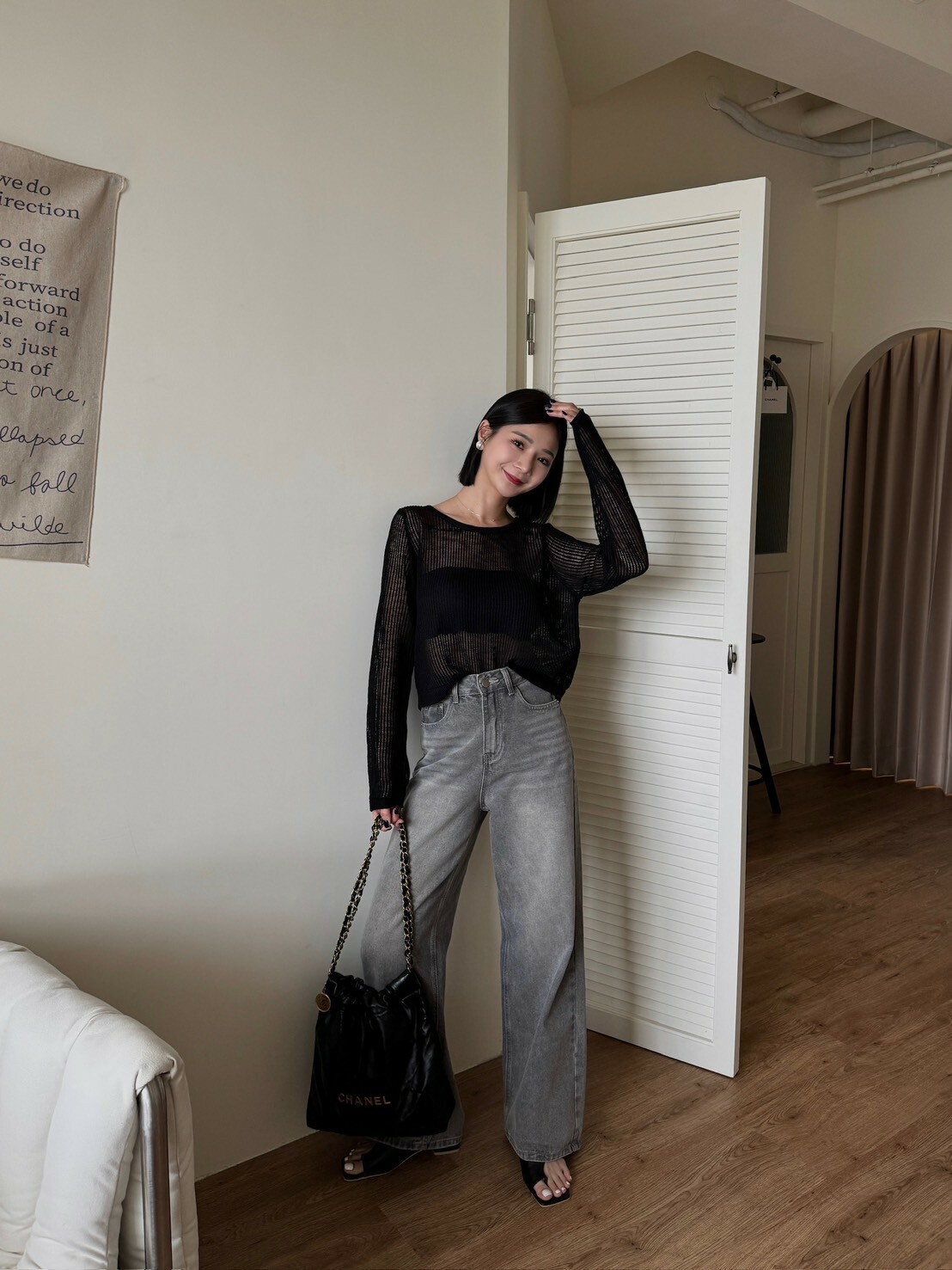 夏日百搭透膚上衣