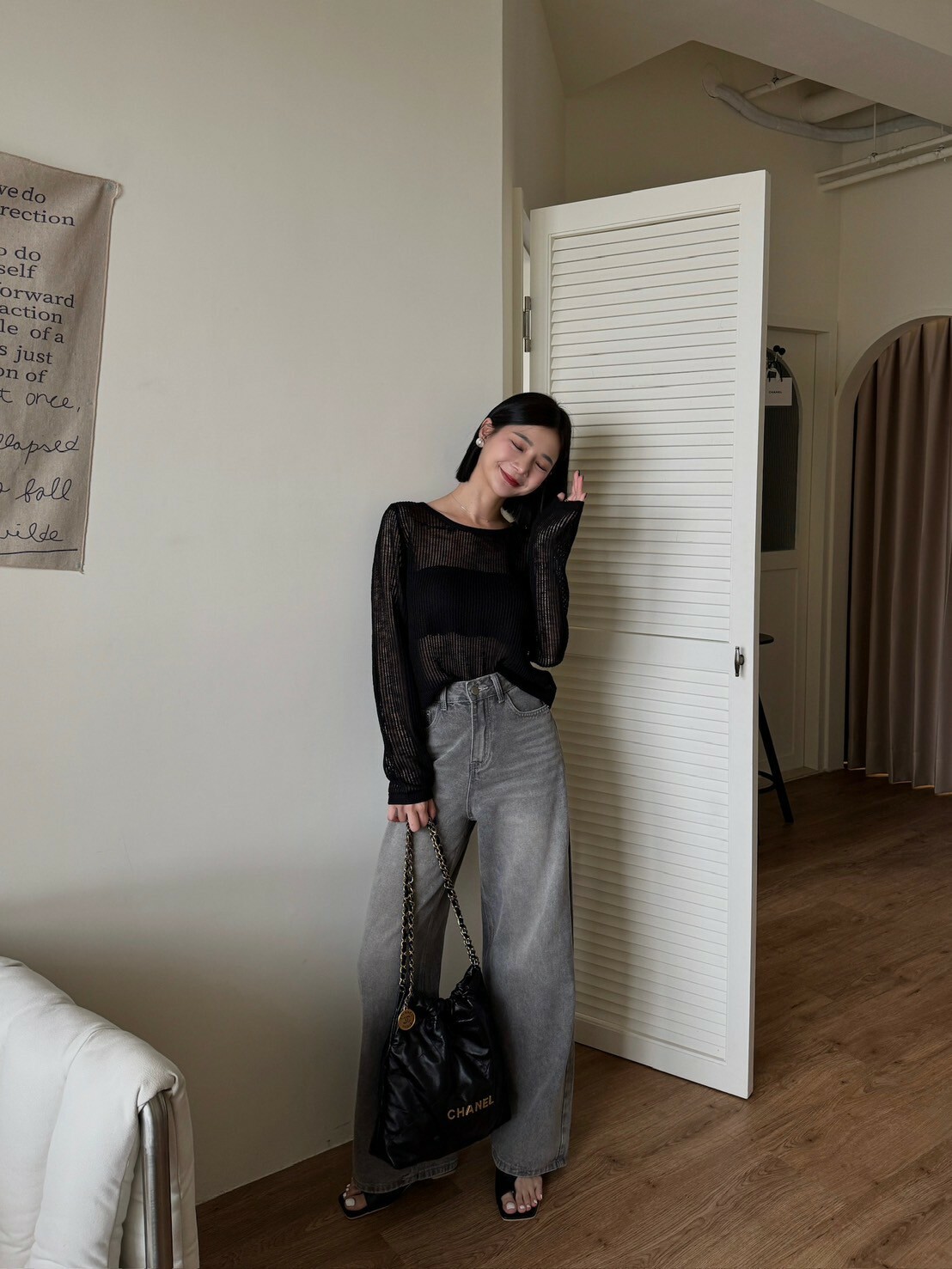 夏日百搭透膚上衣