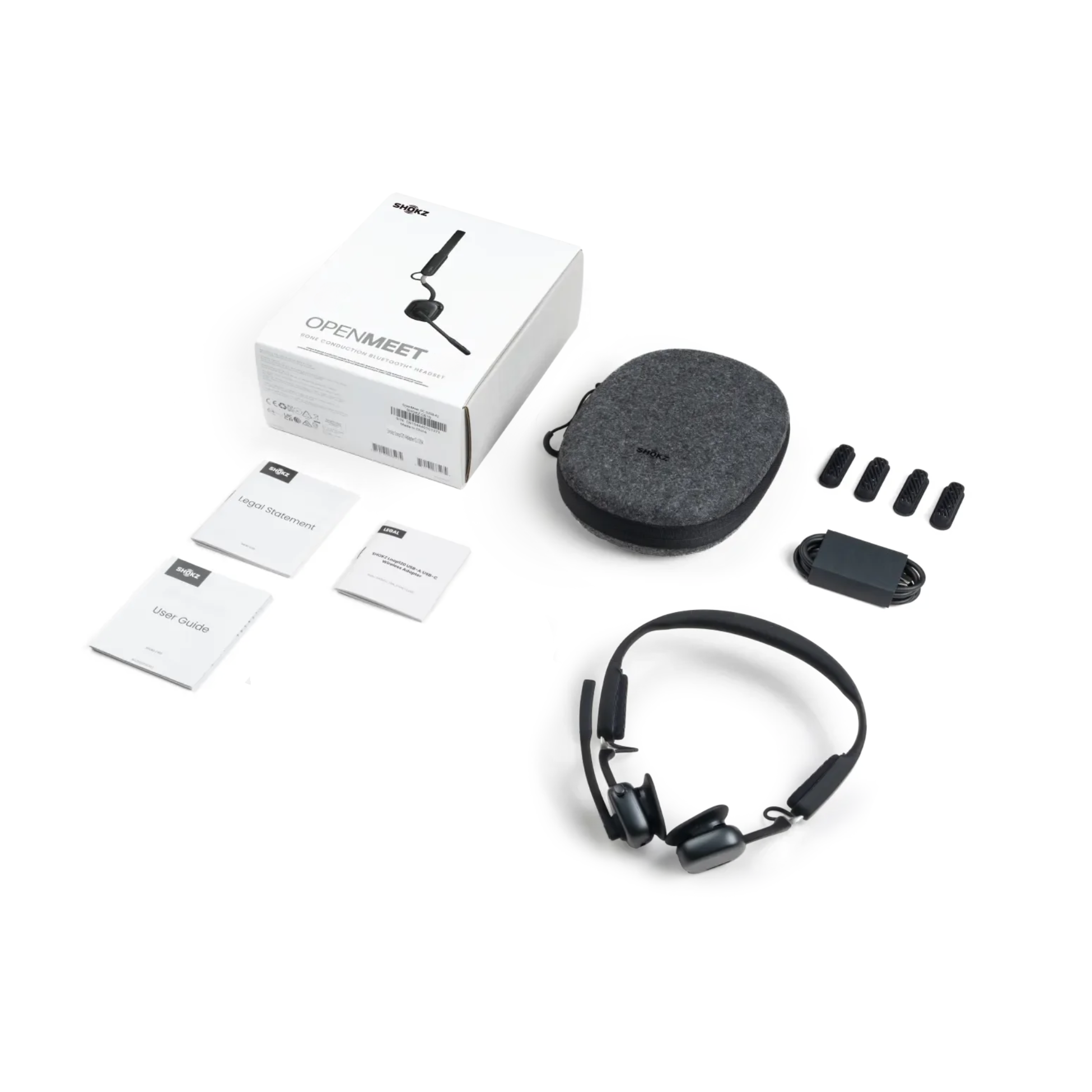 Shokz OpenMeet Wireless Bone Conduction Headset