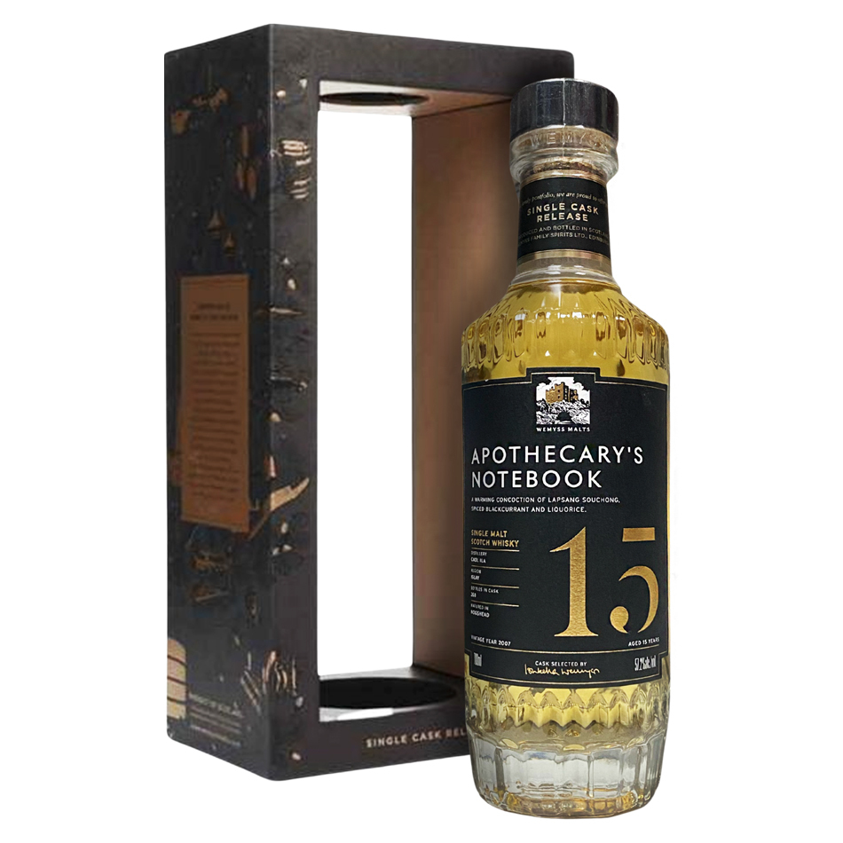 Wemyss Malts Apothecary's Notebook Caol Ila 2007 15 Years Old 57.2%