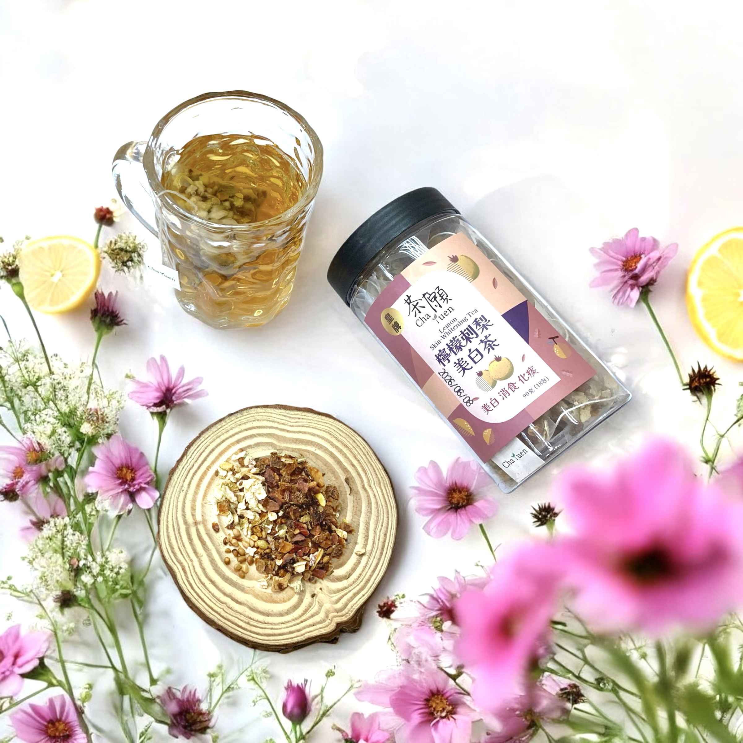 Cha Yuen - Lemon Skin-Whitening Tea (18 packs)
