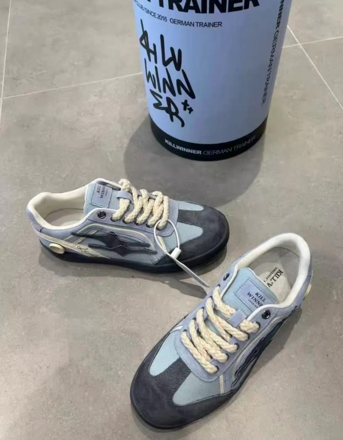 KILLWINNER 流星 藍灰色 #德訓鞋