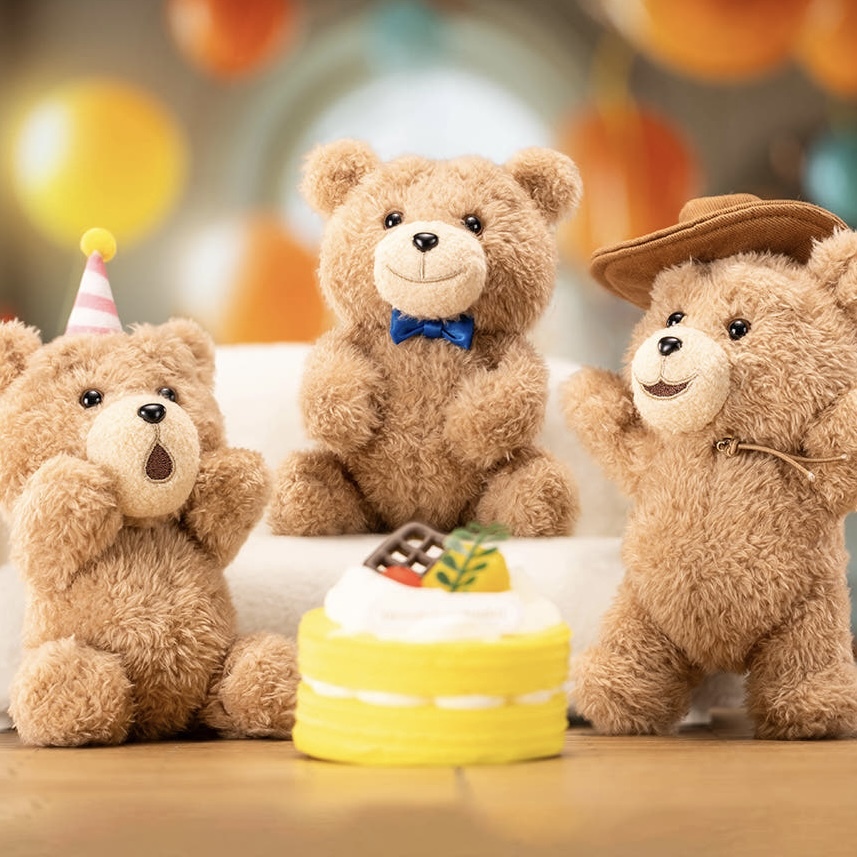 POPMART泡泡瑪特 TED2 熊麻吉 泰迪熊 吊飾盲盒 "單小盒入" 盒玩 毛絨掛件 6+1款