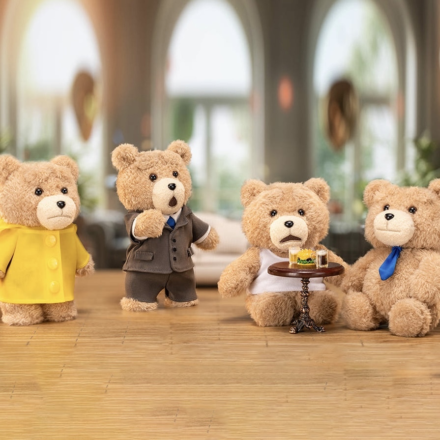 POPMART泡泡瑪特 TED2 熊麻吉 泰迪熊 吊飾盲盒 "單小盒入" 盒玩 毛絨掛件 6+1款