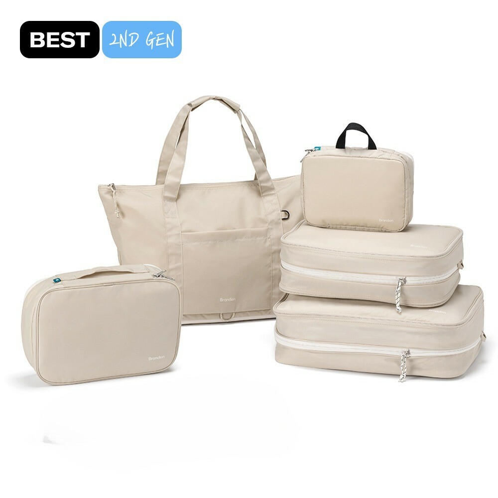 [Branden🇰🇷] 第二代旅行收納天花板! 終極旅行全套裝 {壓縮袋+化妝袋+手提袋+懸掛式收納}（延後出貨顏色詳見內文）