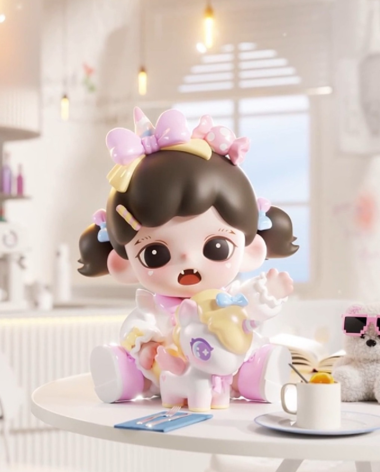 泰國限定 TTE Zoraax TokiDok 聯名糖糖獨角獸擺設