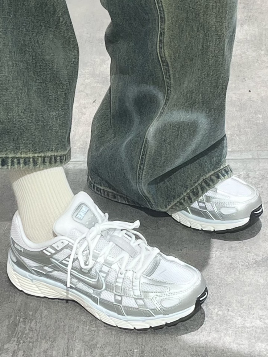 Nike P-6000 "Metallic Silver" 白銀 白色 銀邊 眩光 女鞋 BV1021106