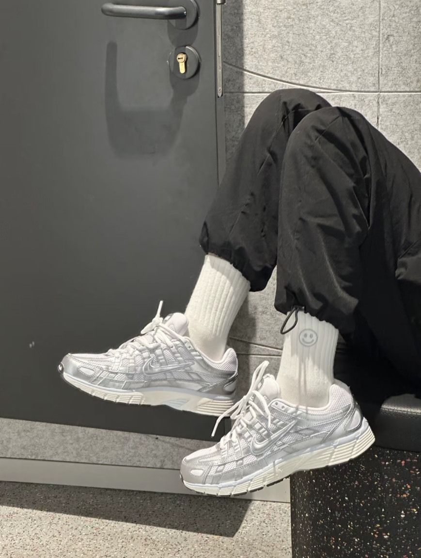 Nike P-6000 "Metallic Silver" 白銀 白色 銀邊 眩光 女鞋 BV1021106