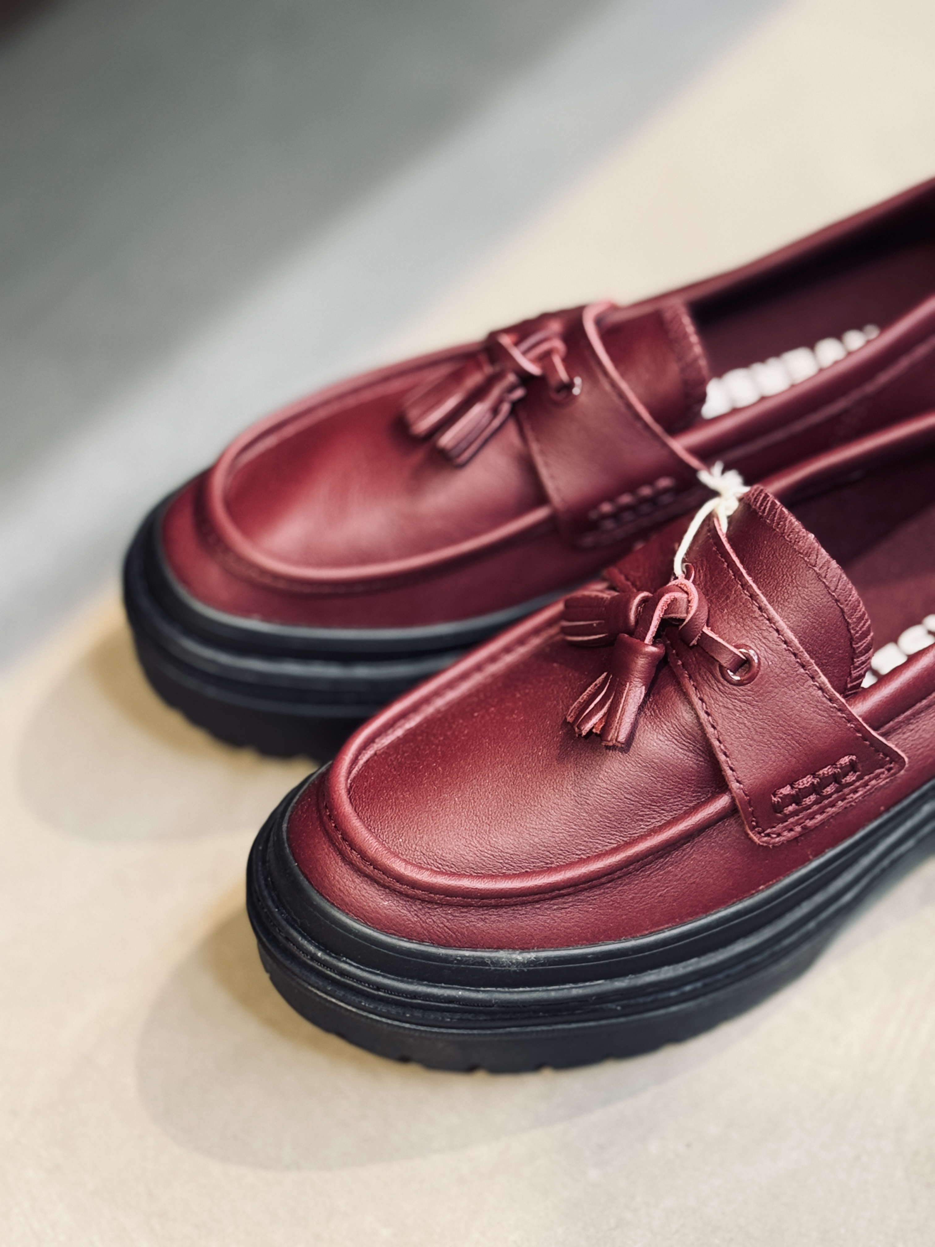 [現貨] Converse Chuck Taylor All Star Lugged Heel Loafer Platform Leather Deep Bordeaux A14708C