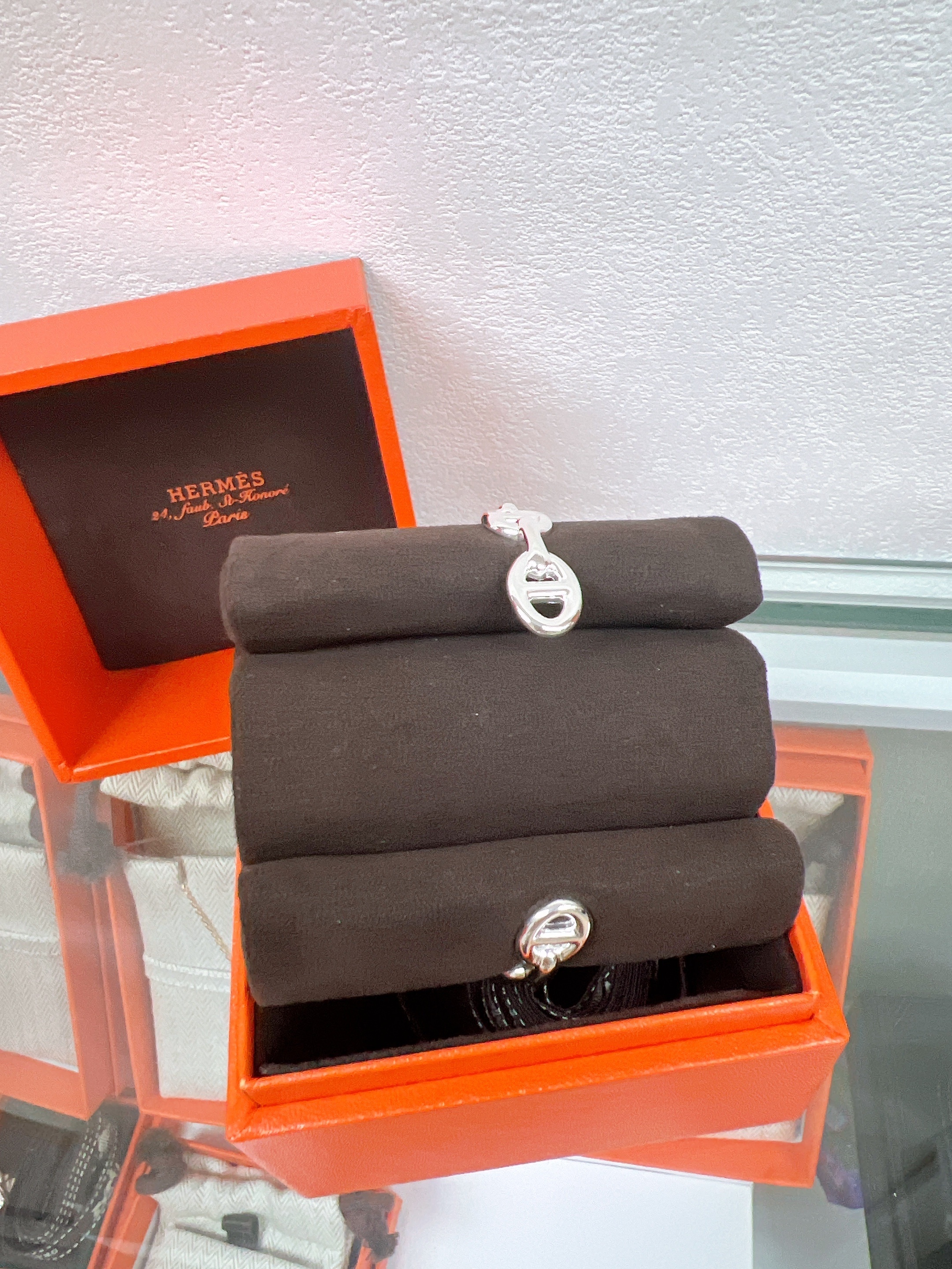 *Brand New* Hermes chaine d’ancre enchainee bracelet silver (size LG/ SH) 豬鼻手額