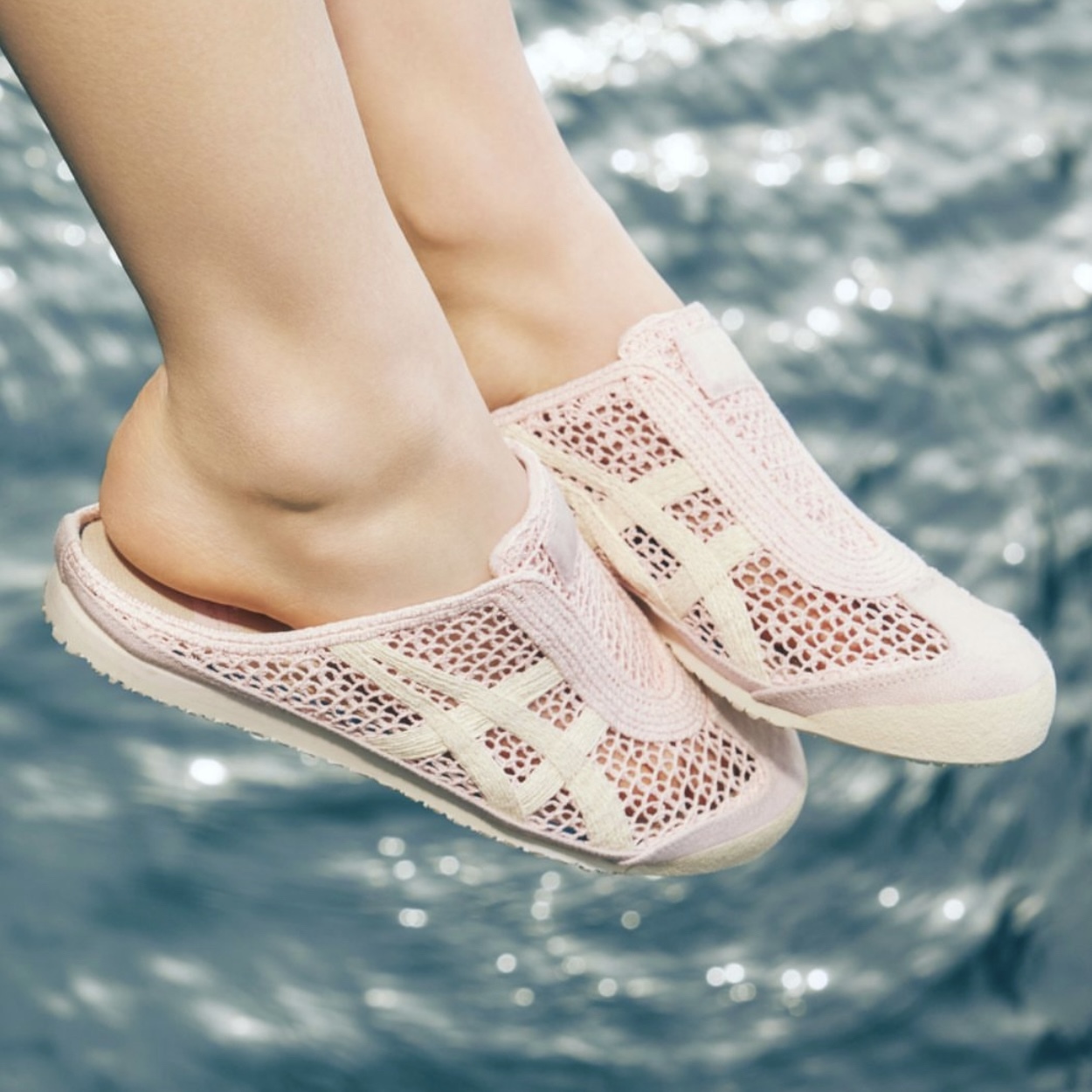 ONITSUKA TIGER MEXICO 66 SABOT 淡粉色 包圖拖鞋 懶人鞋 休閒 鬼塚虎 1183C123-700