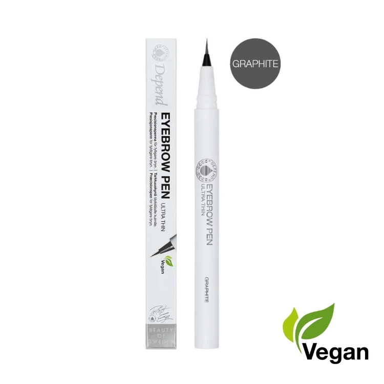 EYEBROW PEN 激幼仿毛眉筆 #霧黑色 ｜2025_SwedishBeautyAwards ｜