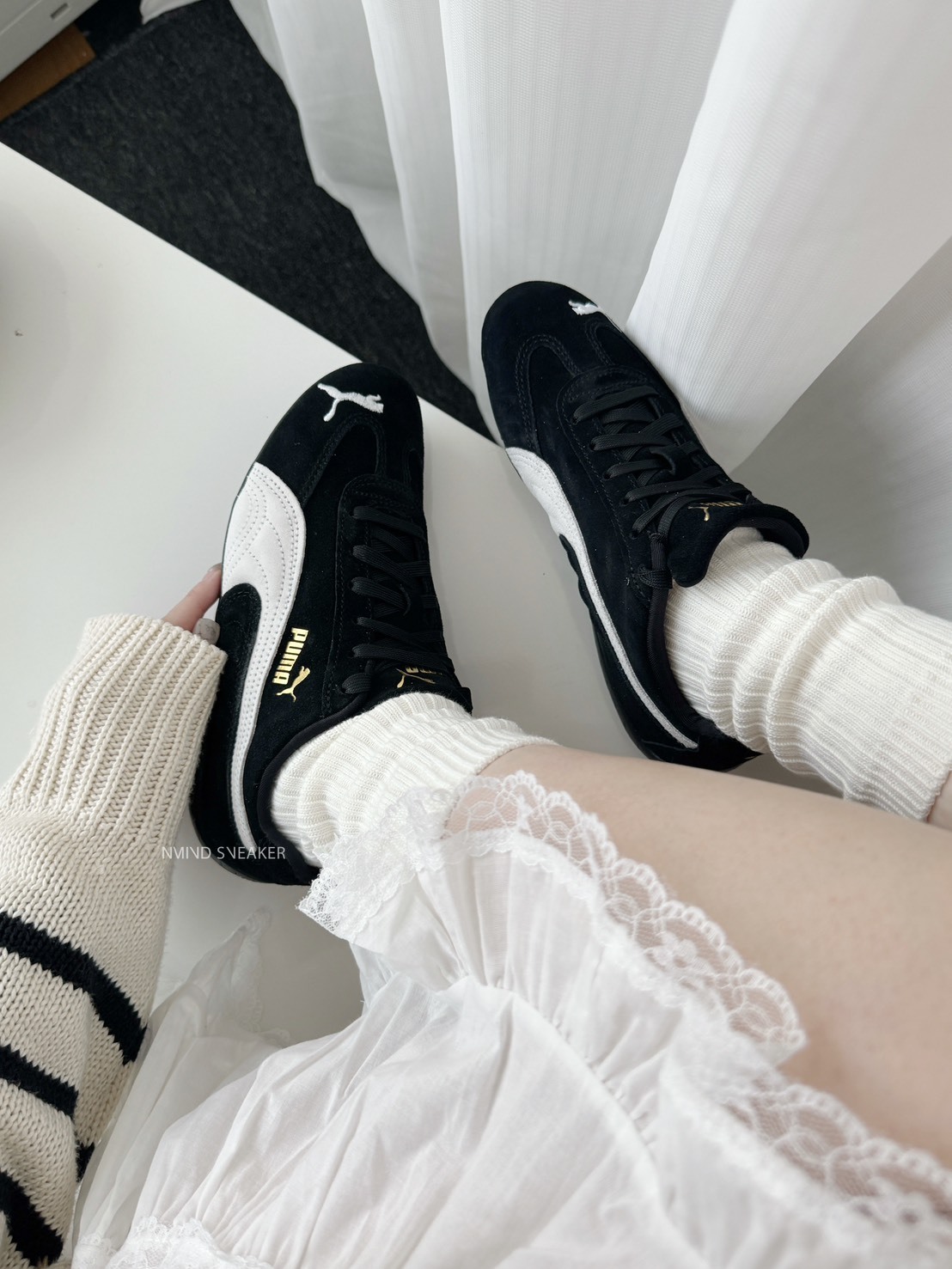 <快速出貨> PUMA SPEEDCAT OG 賽車鞋 黑白