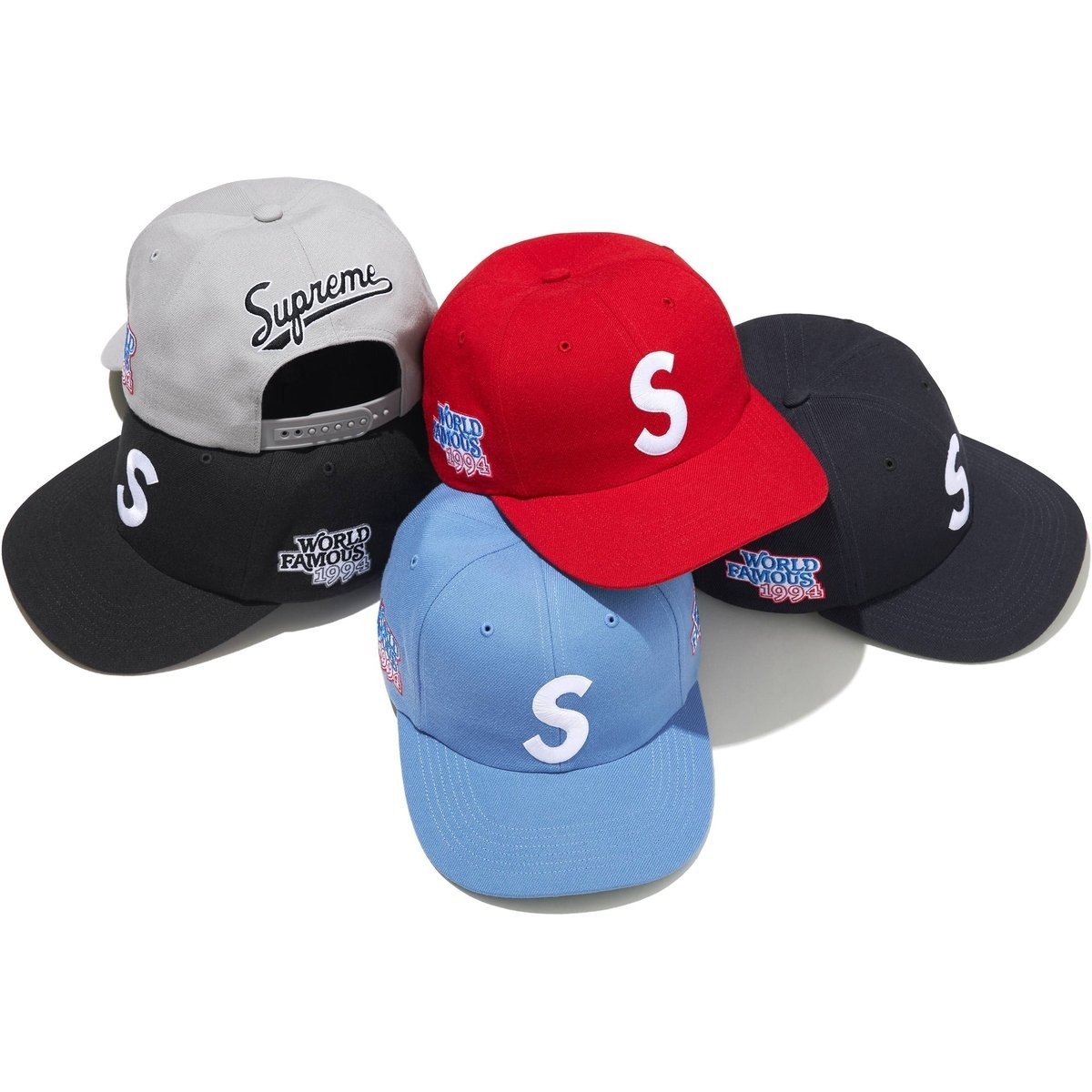 2025SS SUPREME World Famous S Logo 6-Panel 限量 棒球帽 帽子 現貨