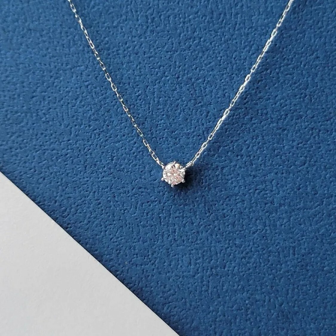 【me.luxe】K18六爪LAB鑽石20分鍊