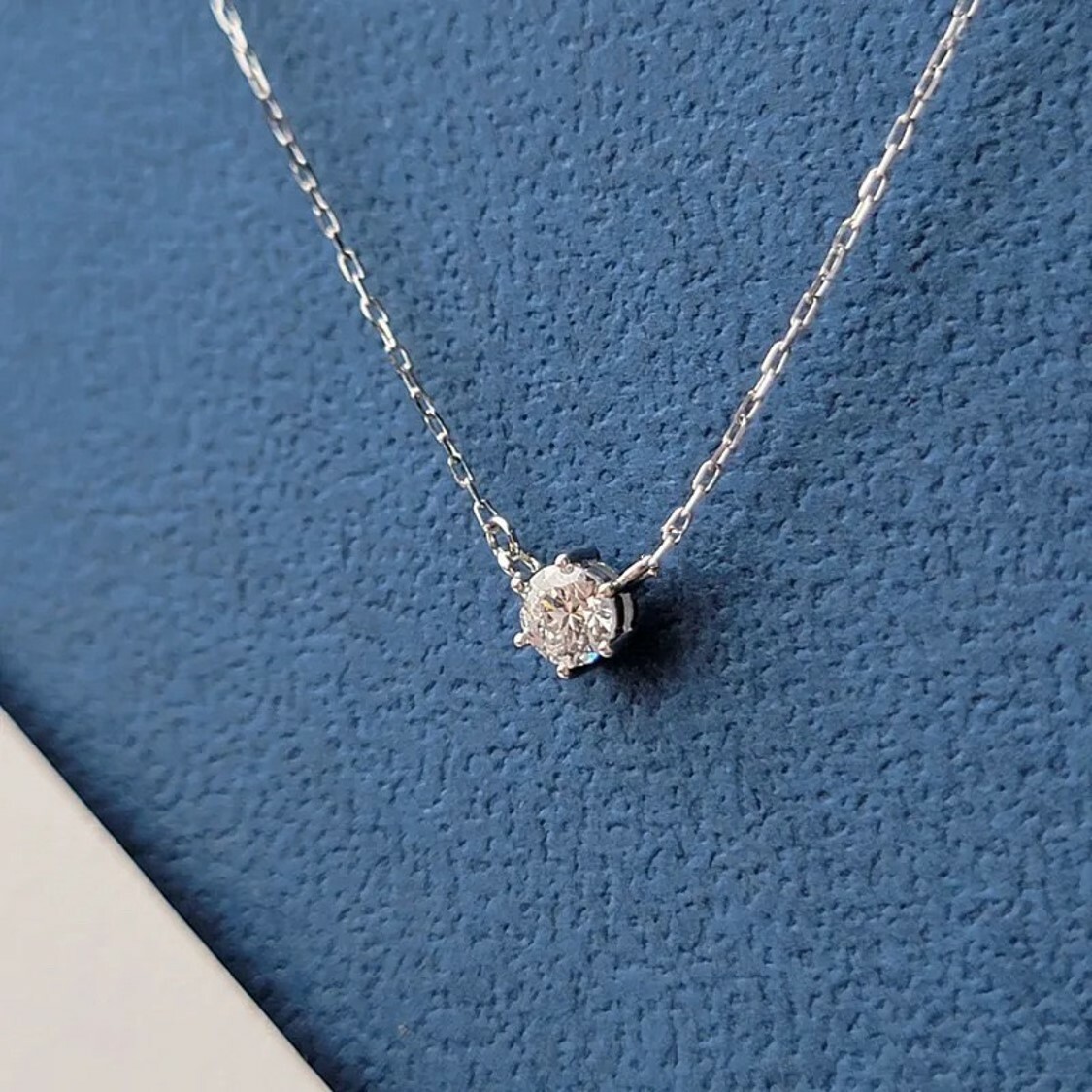 【me.luxe】K18六爪LAB鑽石20分鍊