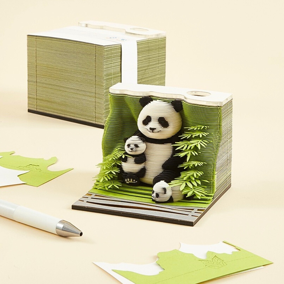 3D Panda Memo Pad