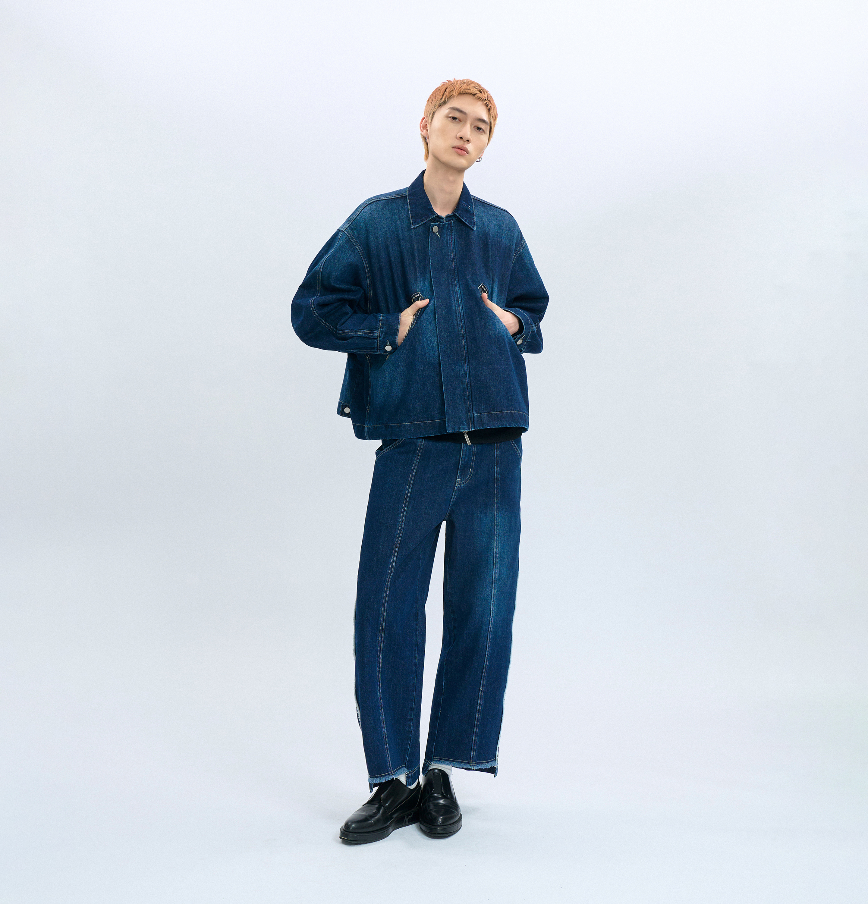 MELSIGN x plain-me -“Paid Time Off”Denim Jeans - Dark