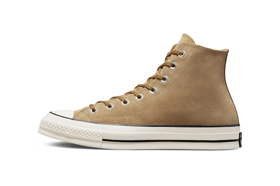 CONVERSE 帆布鞋 高筒 翻毛皮 沙丘棕 22 F/W A01457C Chuck Taylor All Star ’70 Hi