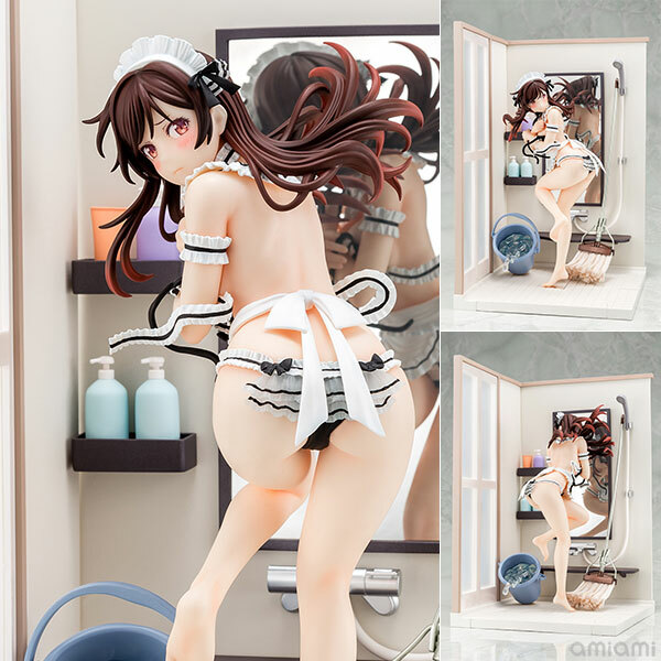 Aug Hakoiri Musume 1/6 scale pre-painted completed figure Rent-A-Girlfriend MIZUHARA Chizuru Maid Bikini de cleanup figure Pre-order