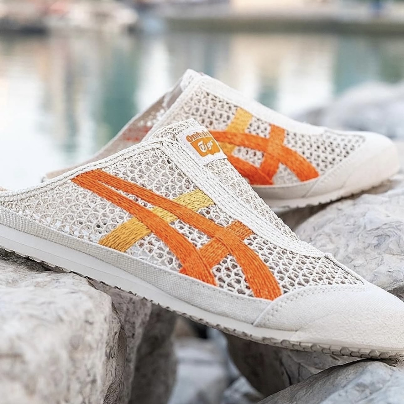 ONITSUKA TIGER MEXICO 66 SABOT 米橙 橘子色 編織鞋 懶人 女 鬼塚虎 1183C123-251