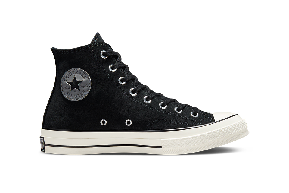 CONVERSE 帆布鞋 高筒 麂皮 黑 22 F/W A01458C Chuck Taylor All Star ’70 Hi