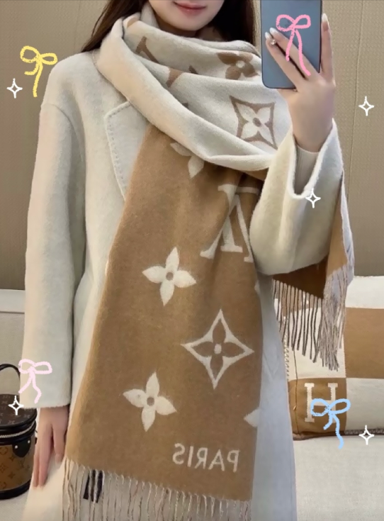 【六色入】LOUIS VUITTON LV Reykjavik 羊絨圍巾頸巾