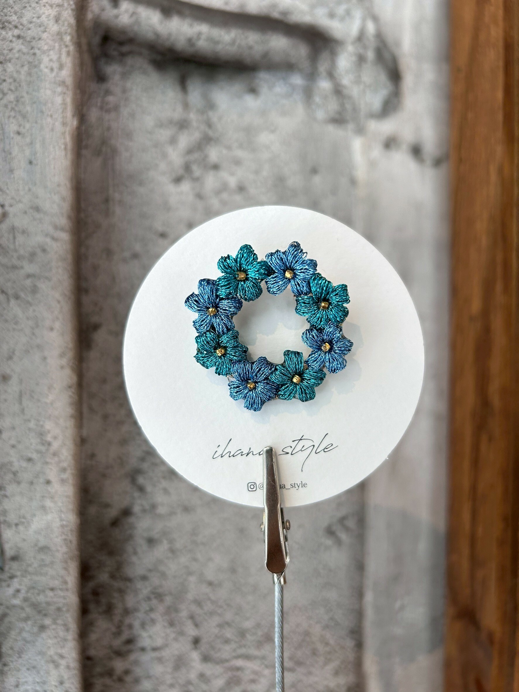 [ihana style] 花環胸針 | NO.10