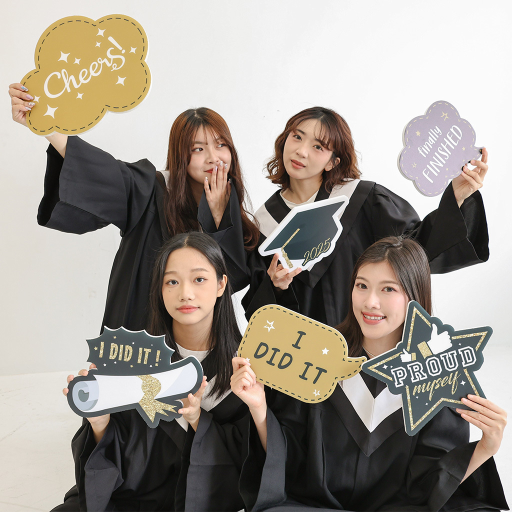 畢業單品丨繽紛拍照道具手拿板-30款款式可任選5款