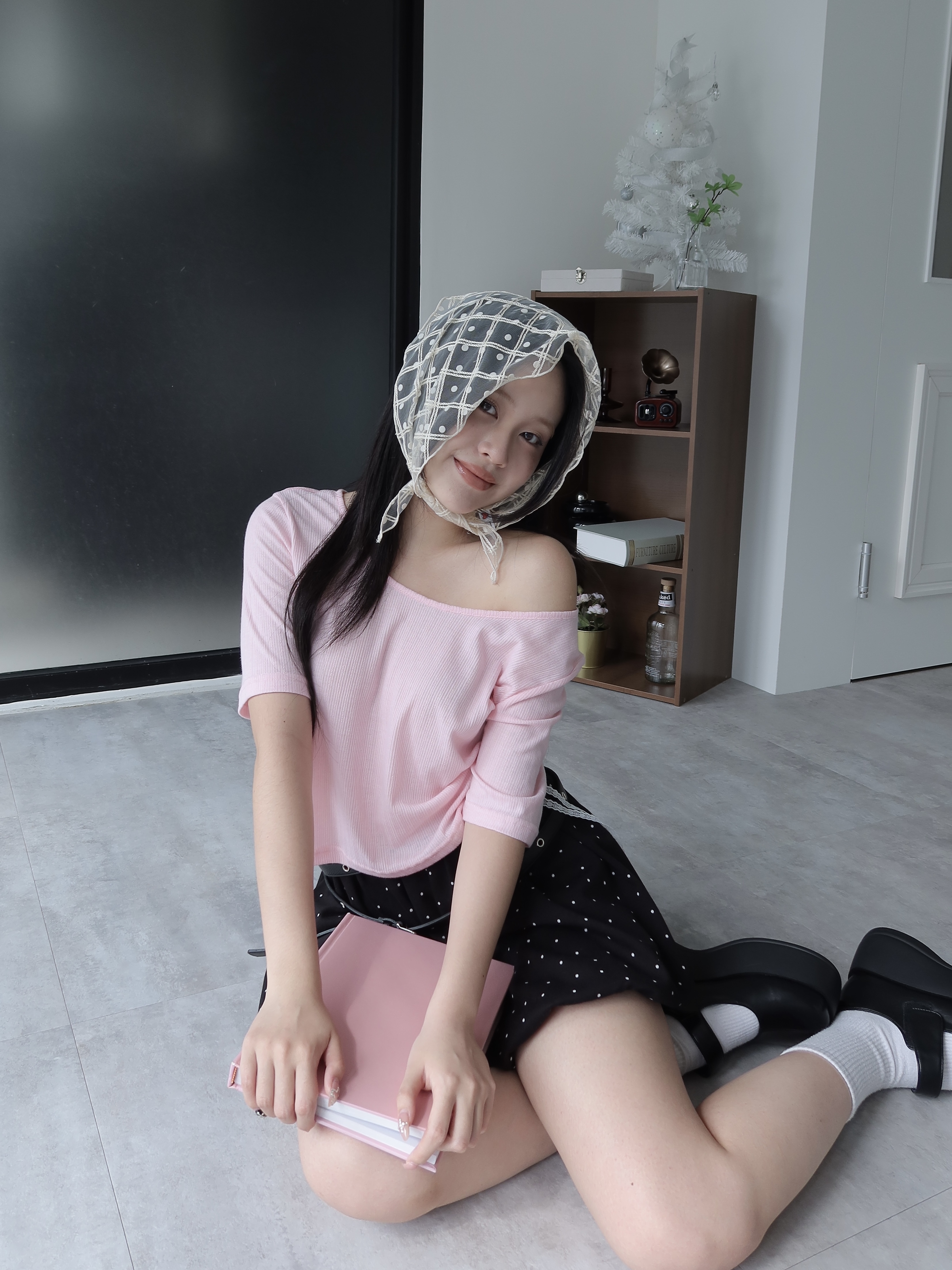 (made by 9na) soft haze T- pink粉色