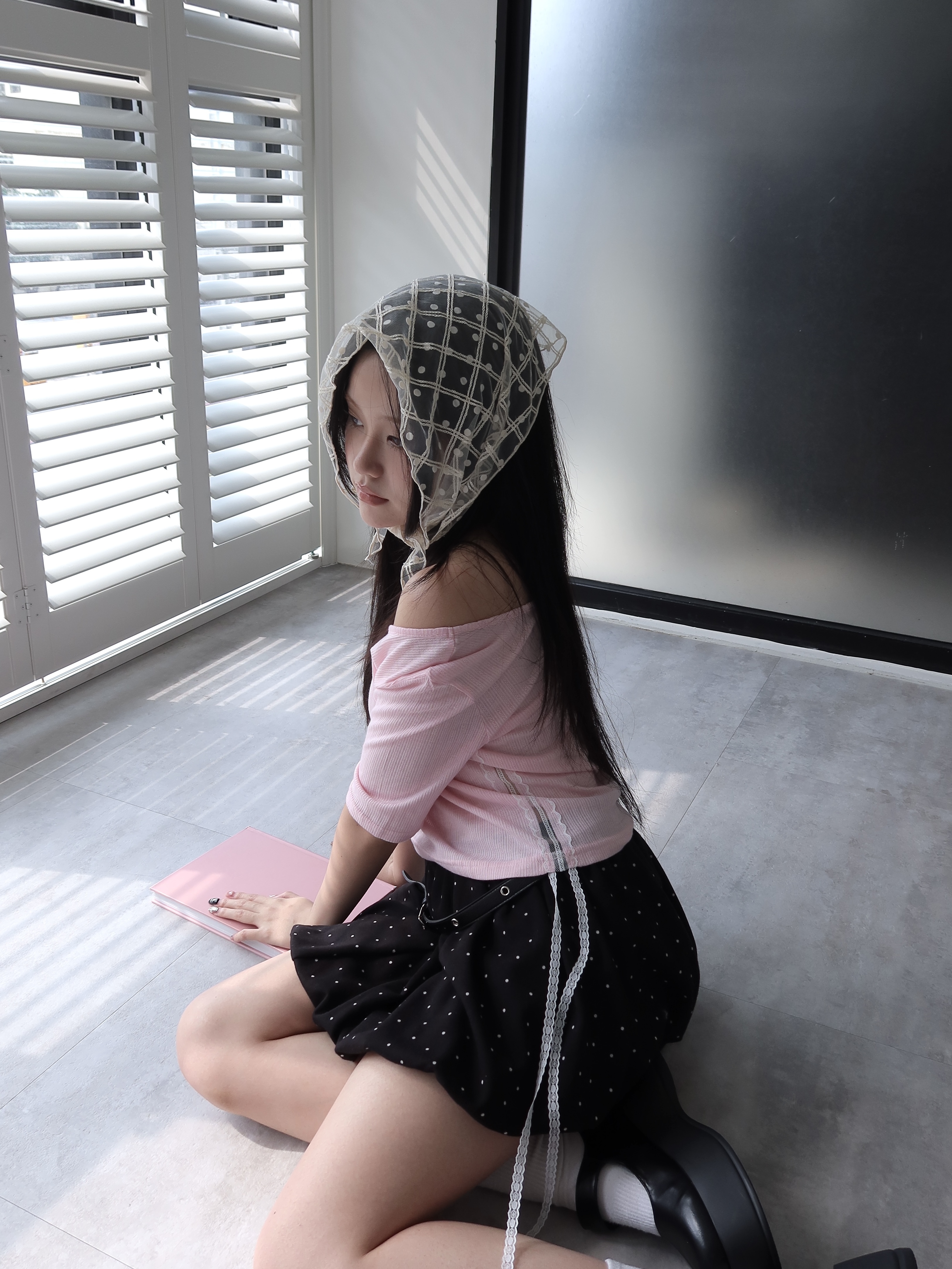 (made by 9na) soft haze T- pink粉色