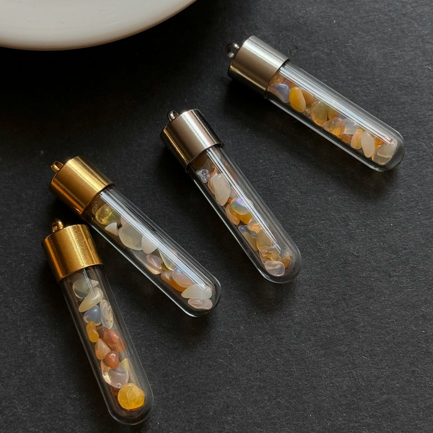 [原石] 衣索比亞蛋白石 碎石 項鍊吊墜