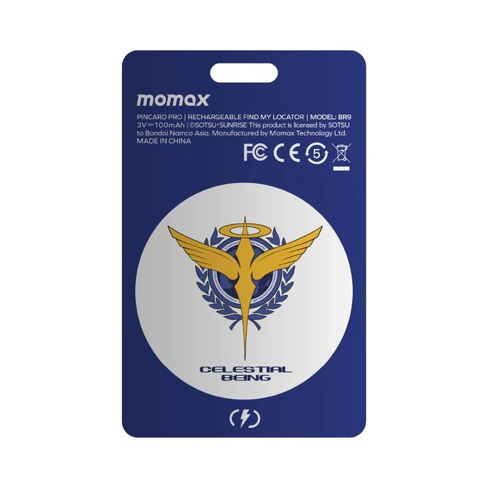 Momax PinCard Pro 可充電全球定位器 RX-78-2 高達版本 機動戰士高達 x Momax系列