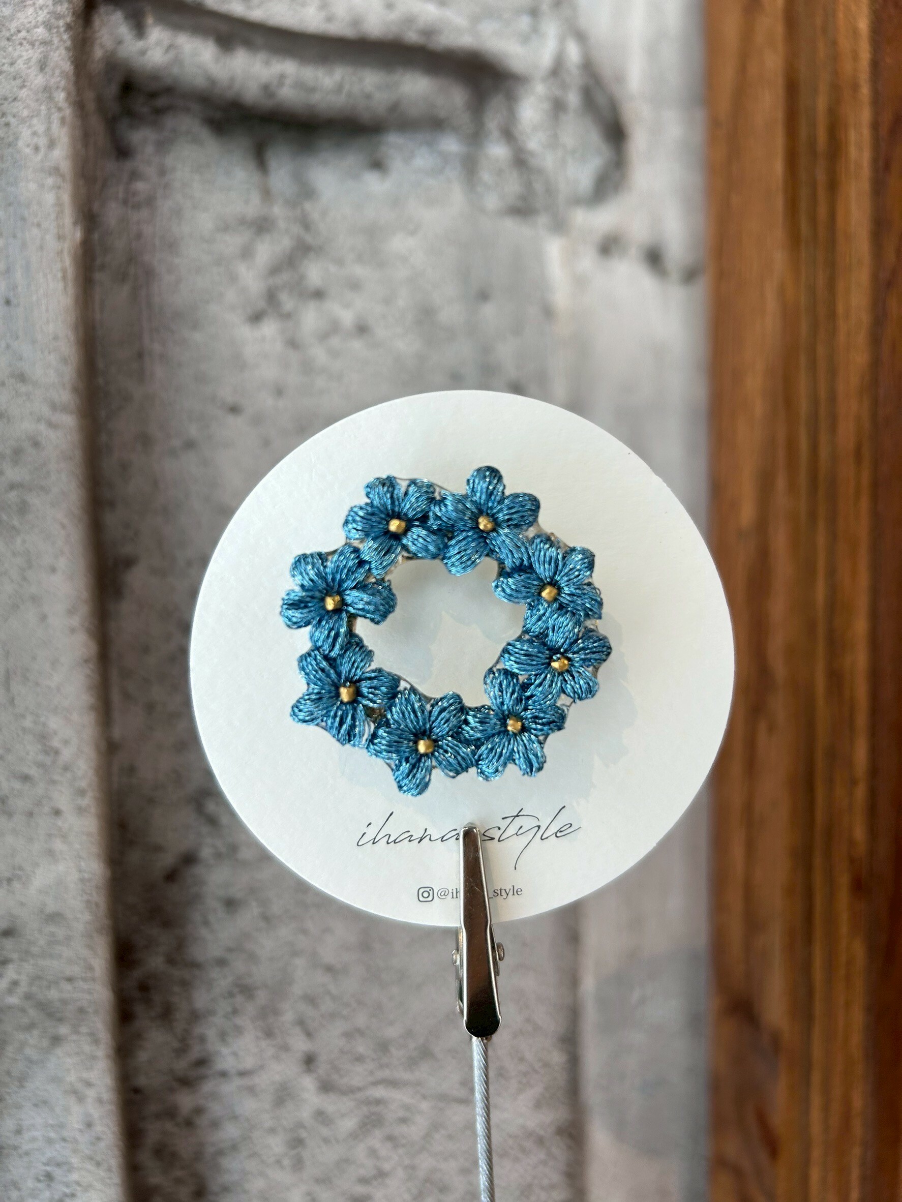 [ihana style] 花環胸針 | NO.12