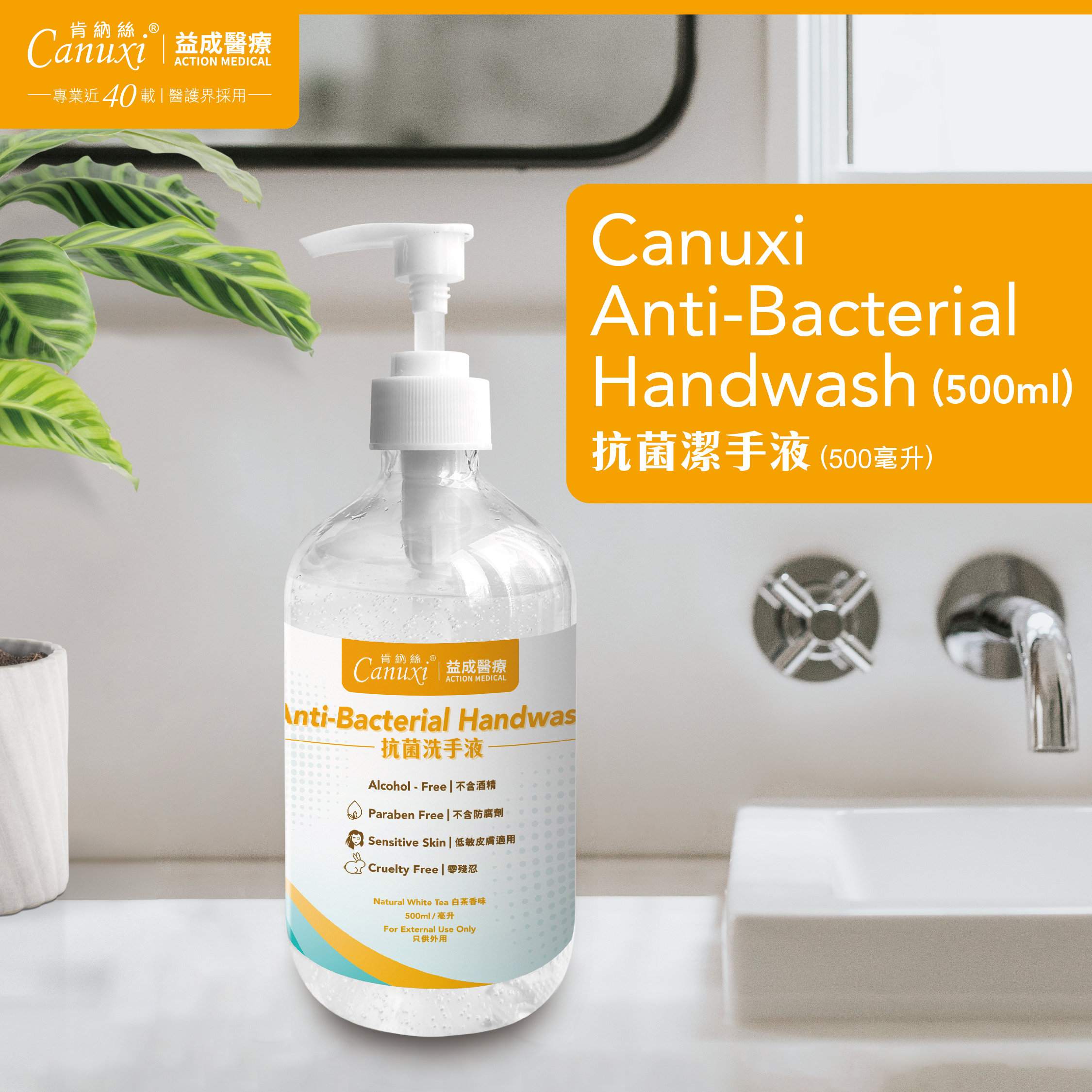 Canuxi 抗菌潔手液 (500毫升)
