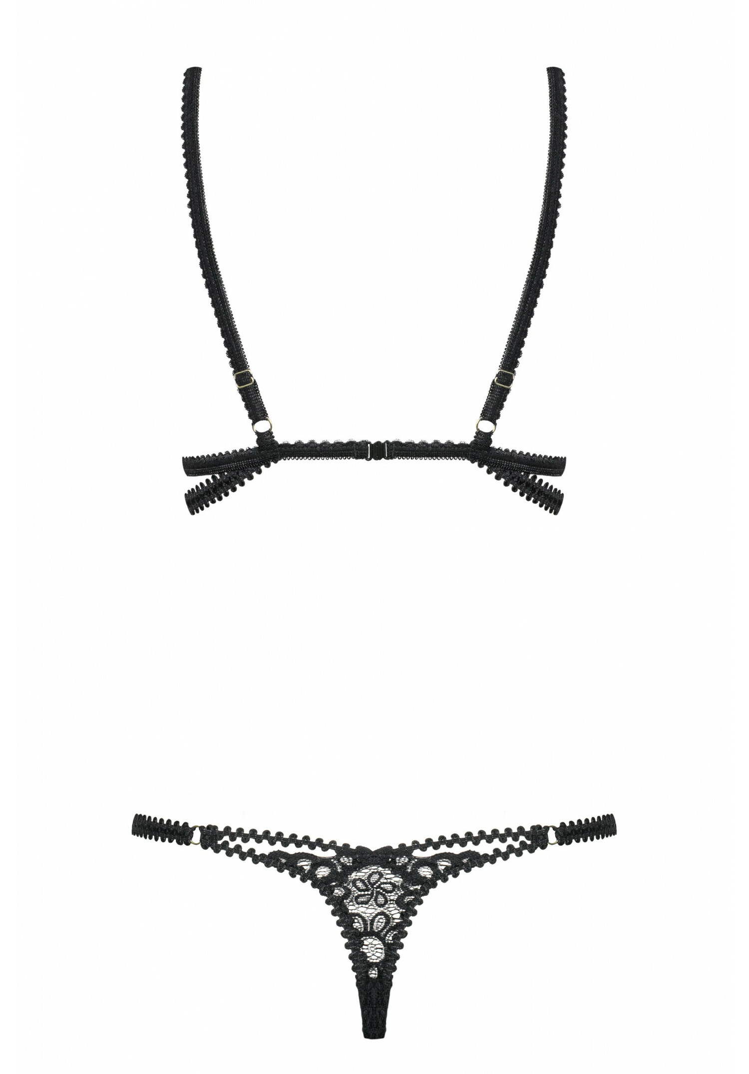 Obsessive - Mixty teddy black - S/M/L/XL