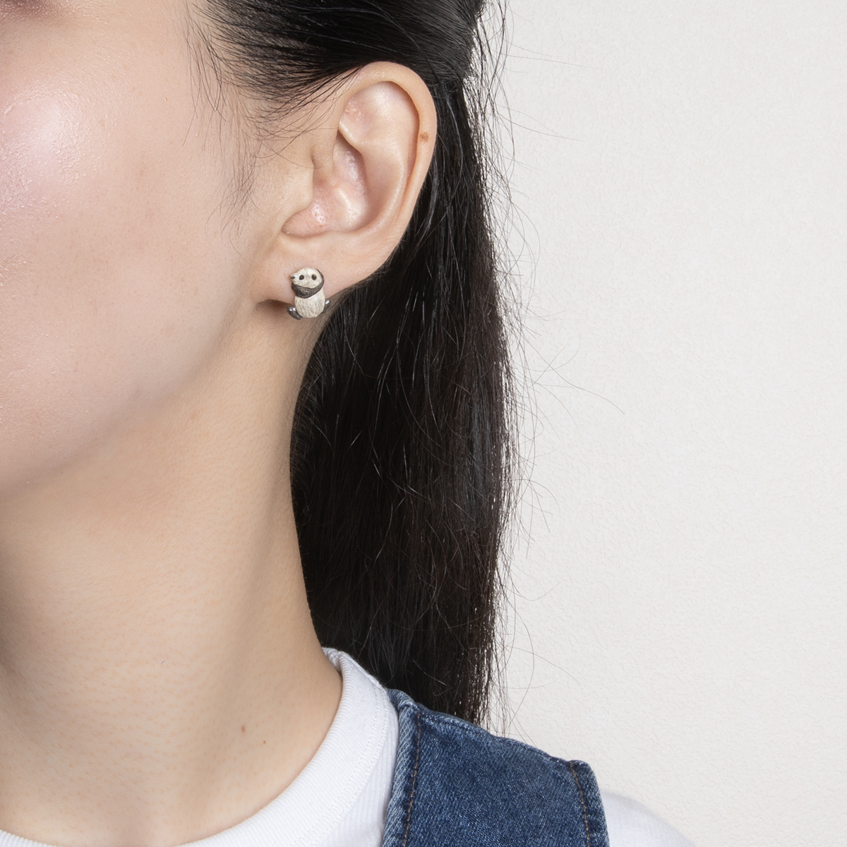 熊貓耳環/胸針/戒指/頸鏈