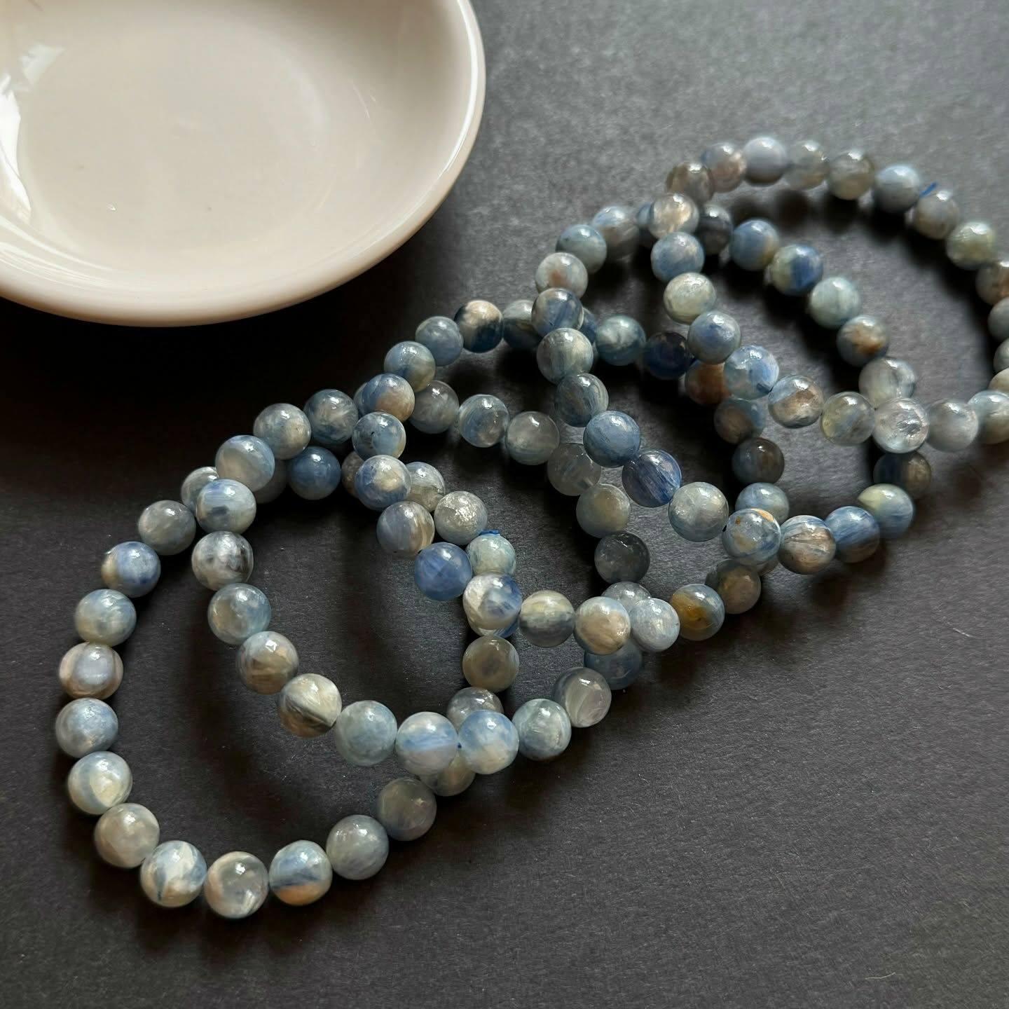 [原石] 藍晶石 水晶手串