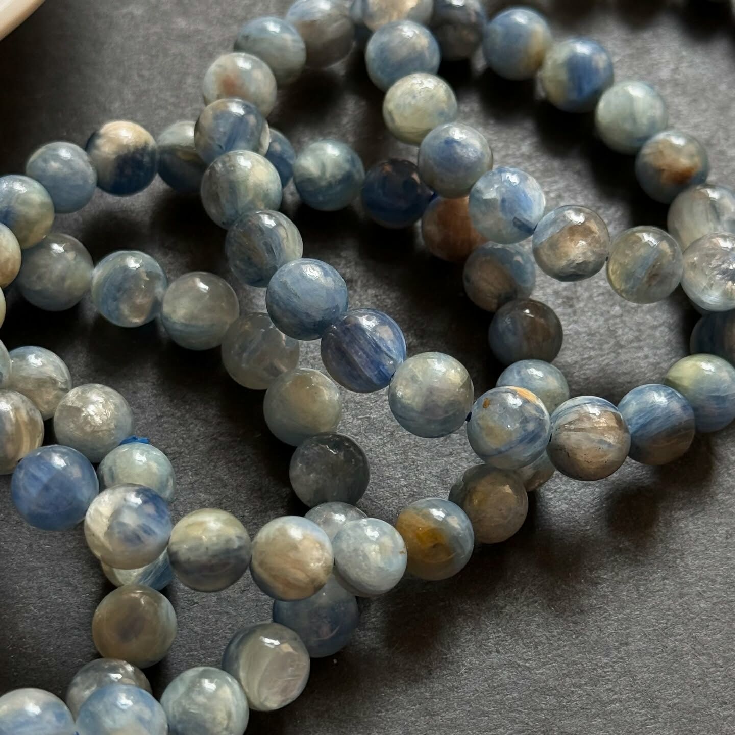 [原石] 藍晶石 水晶手串