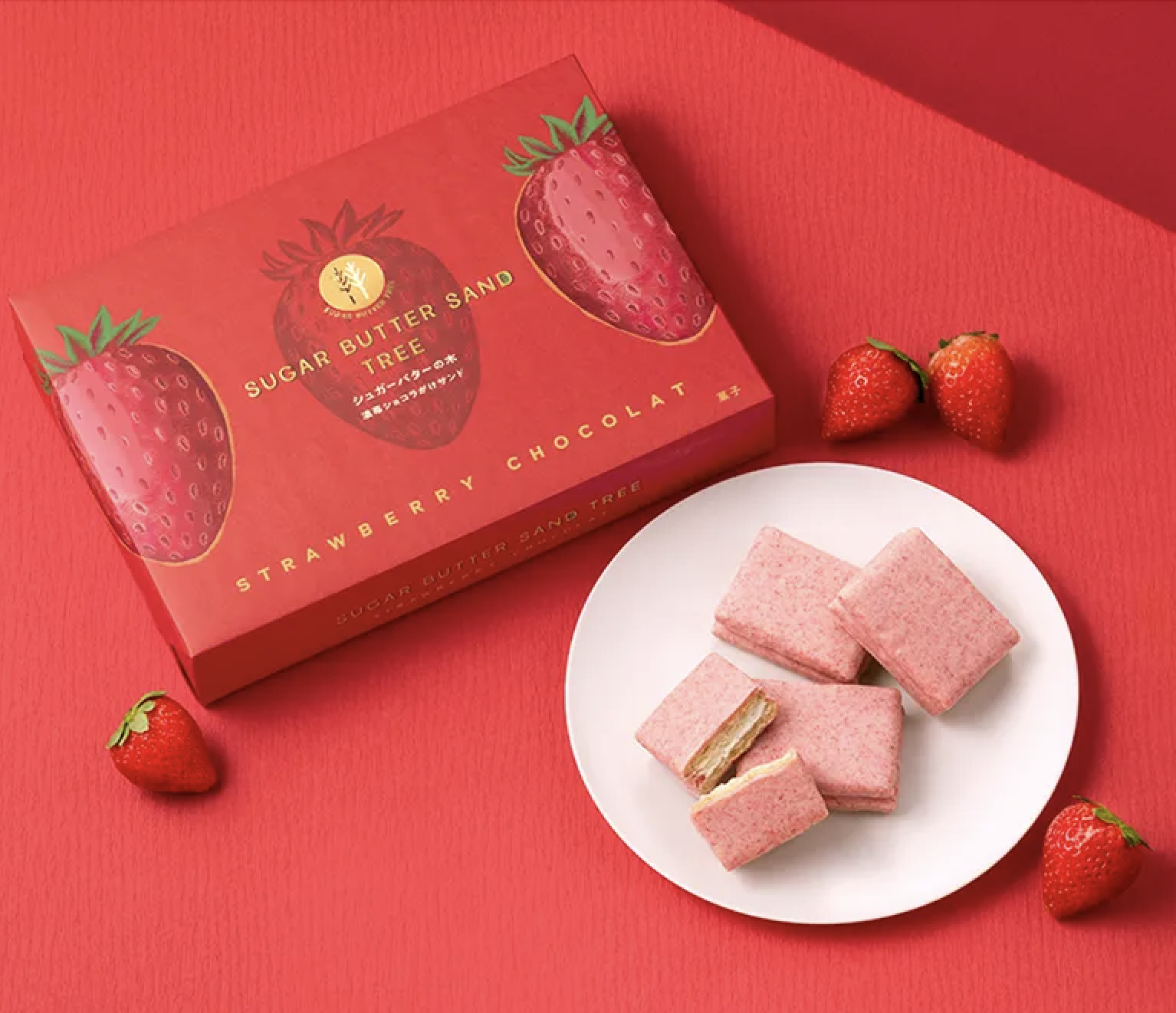 Sugar Butter Tree｜草莓朱古力奶油夾心餅