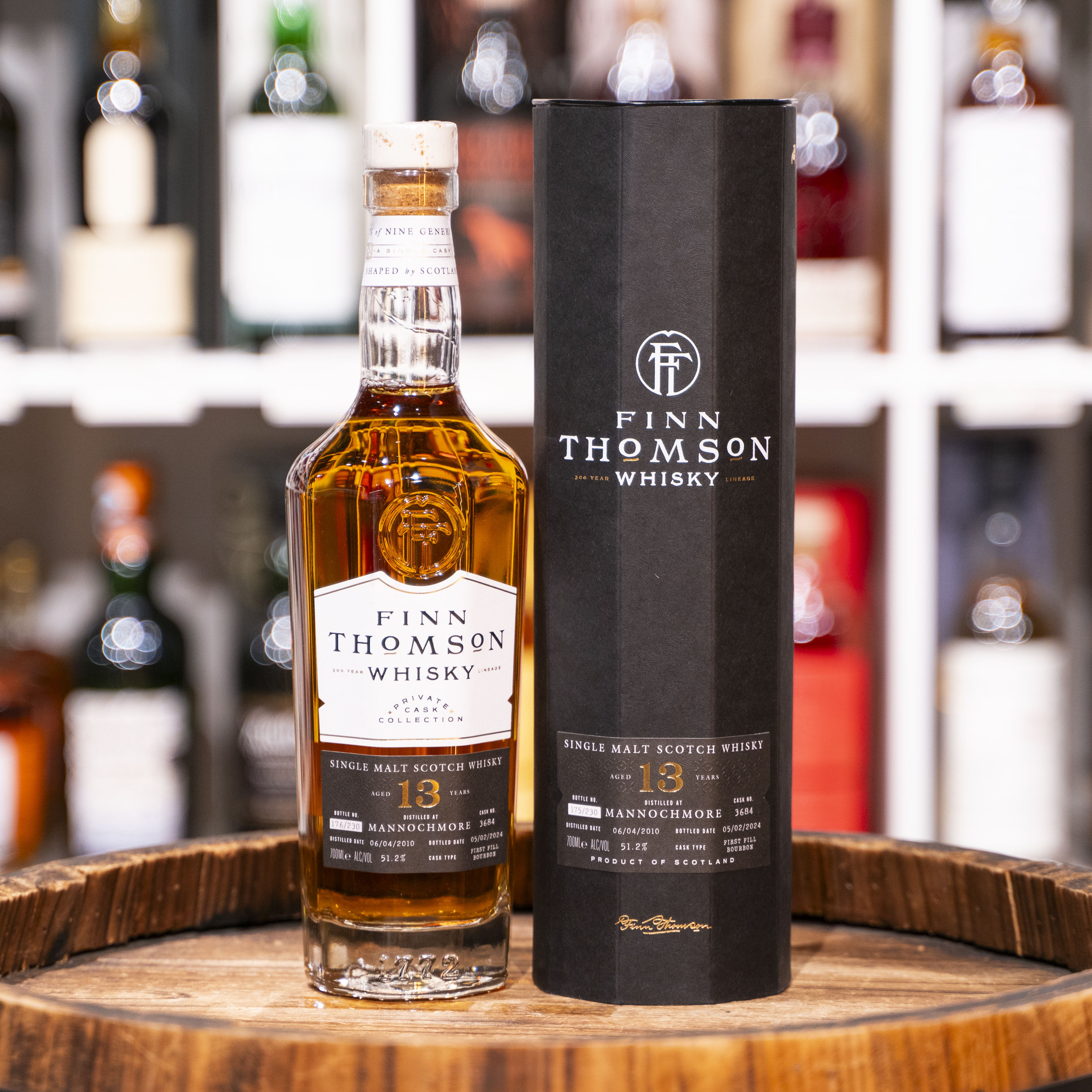 Finn Thomson Mannochmore First Fill Bourbon 13 Years Old 51.2%alc