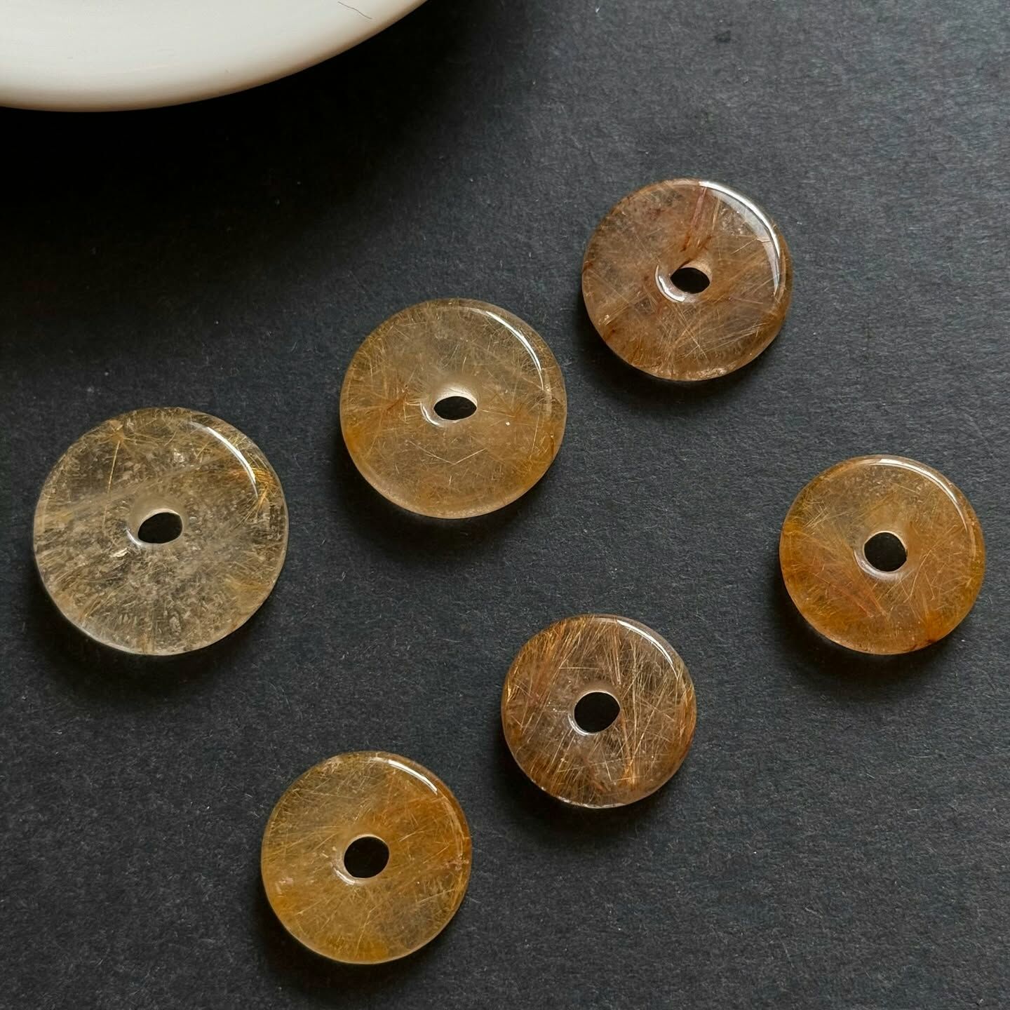 [原石] 鈦髮晶 平安扣