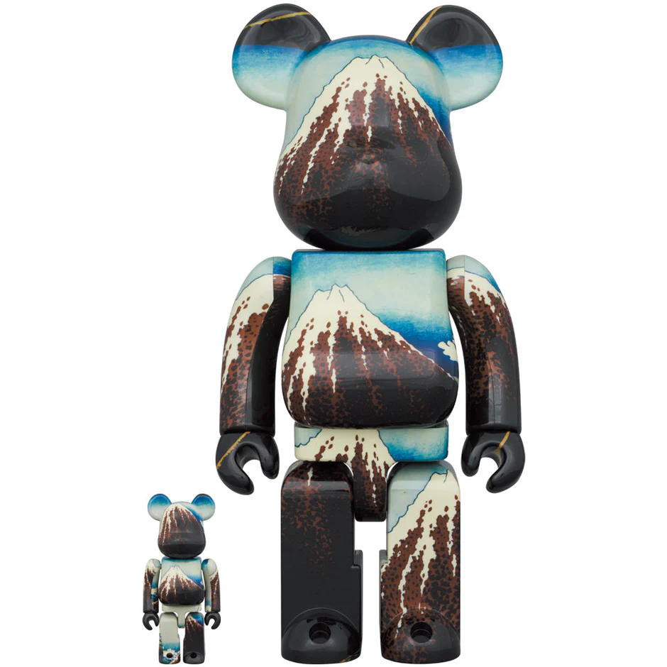葛飾北斎 「冨嶽三十六景 山下白雨」400％＋100% / 1000% BE@RBRICK