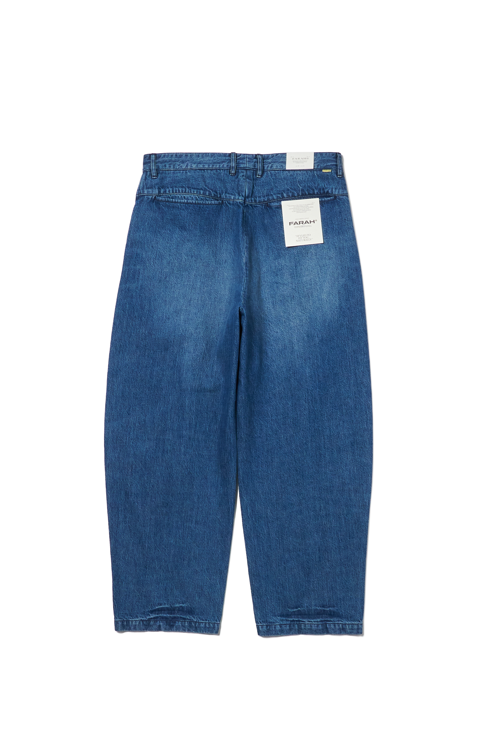 FARAH CURVED WIDE PANTS (2COL)