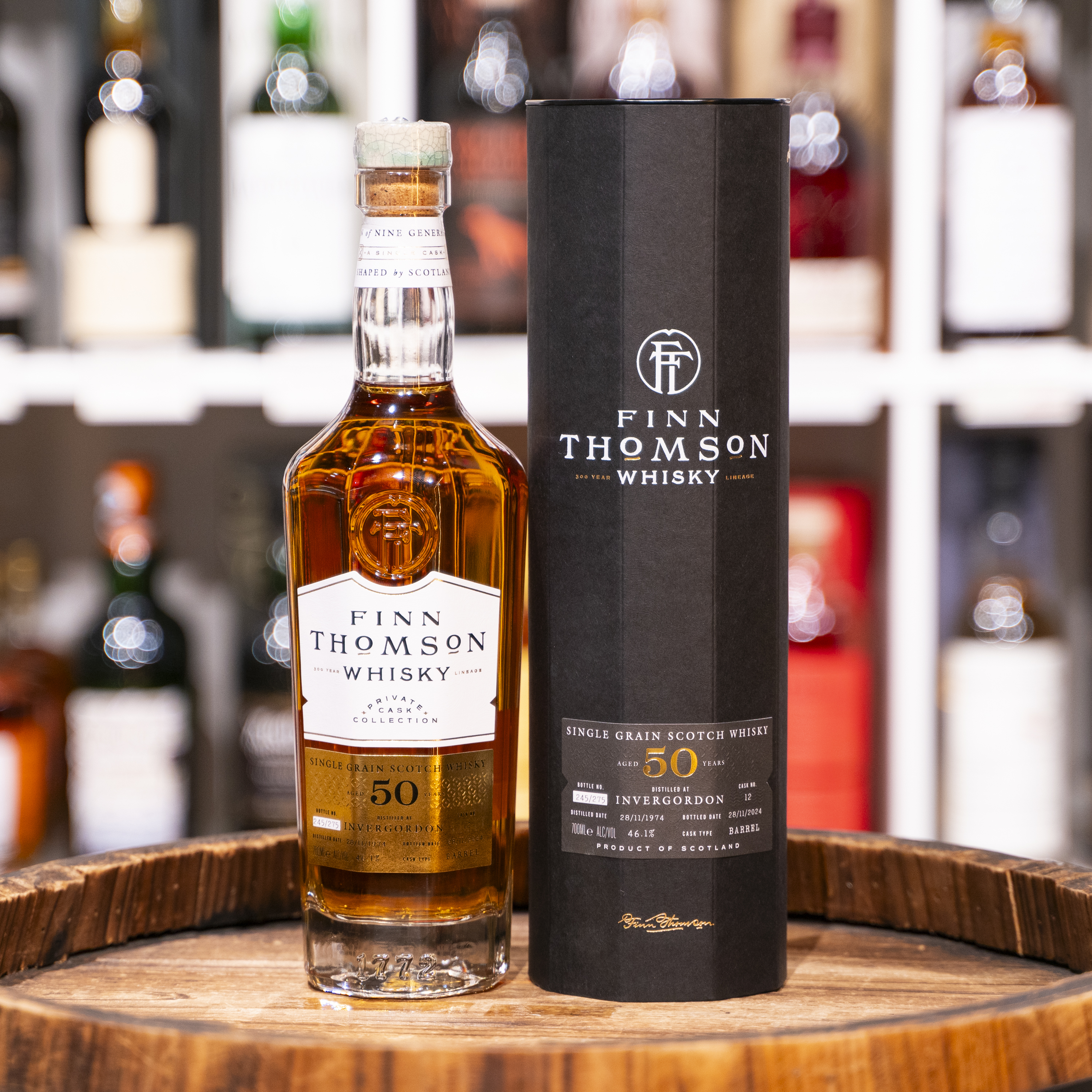 Finn Thomson Invergordon Secret Barrel 50 Years Old (46.1% alc)
