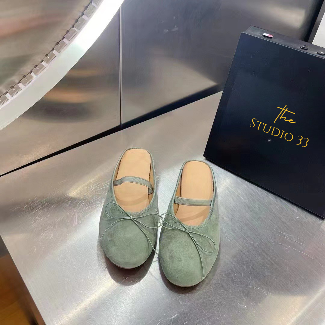 蝴蝶結軟底芭蕾舞平底鞋