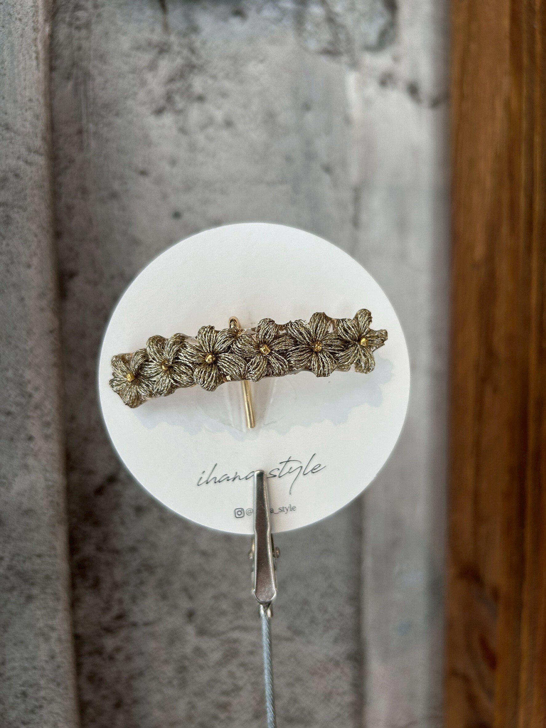 [ihana style] 小花馬尾鉤 | NO.17