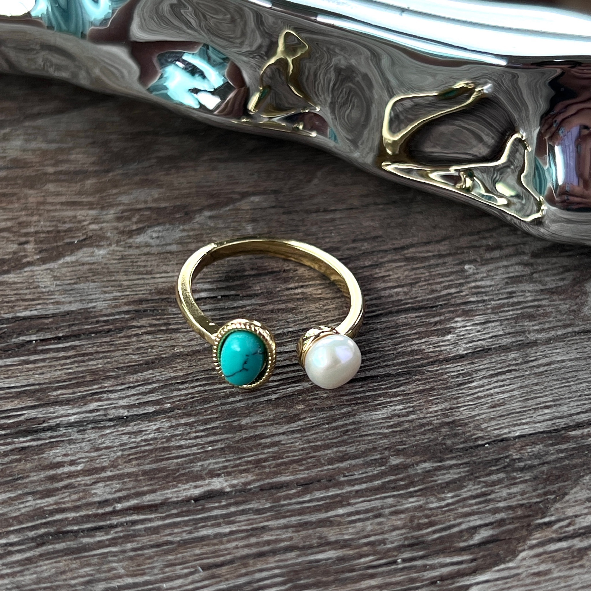 Two-tone Ring (Size Adjustable)